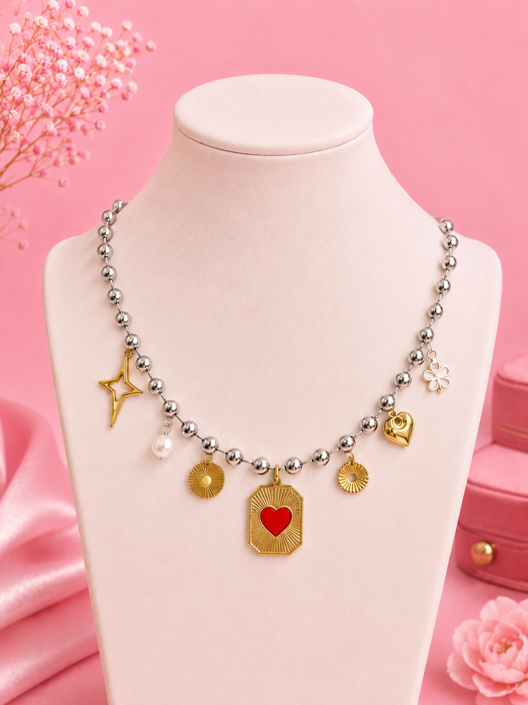 Golden Charms Necklace