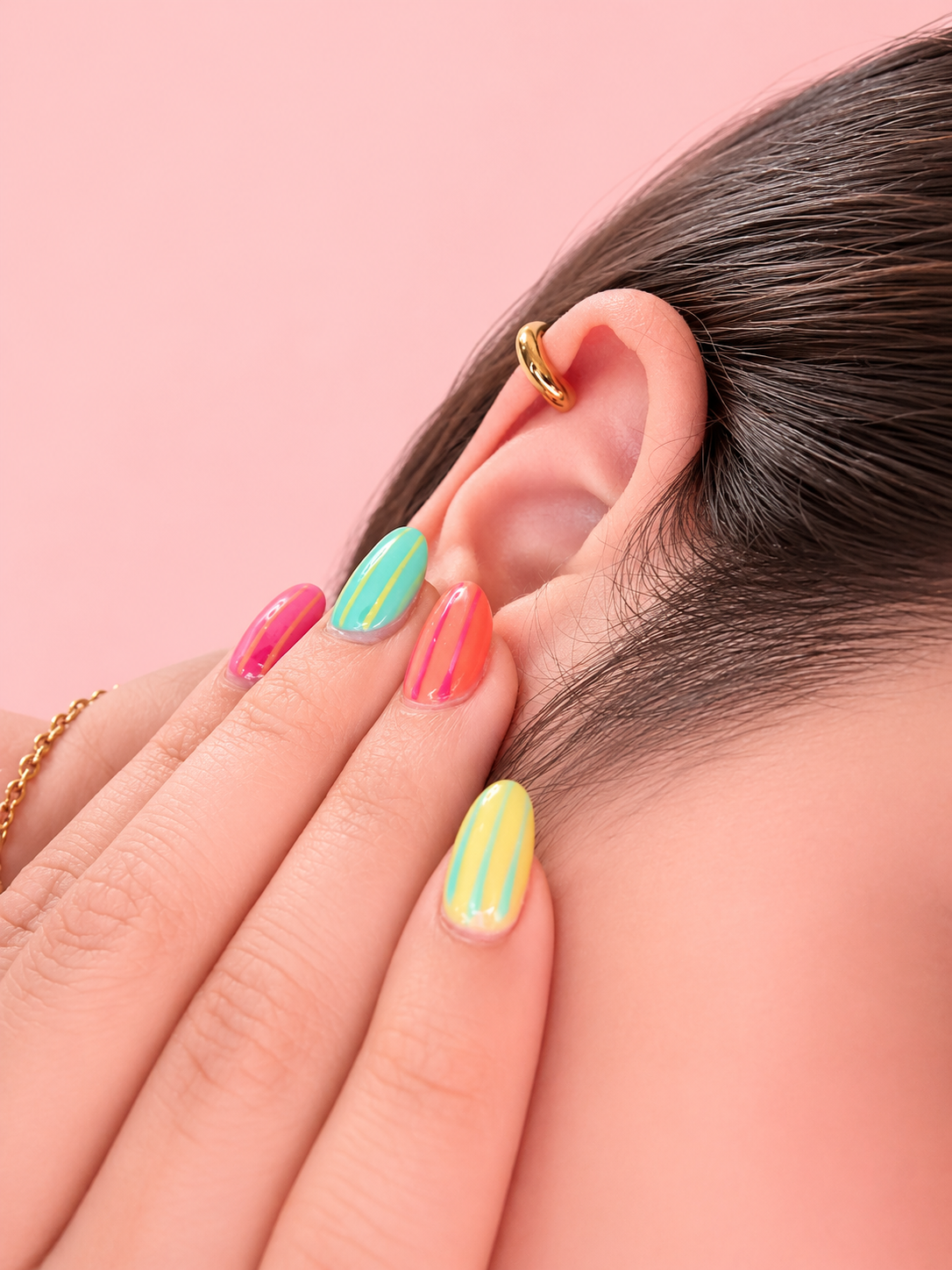 Golden Whisper Ear Cuff