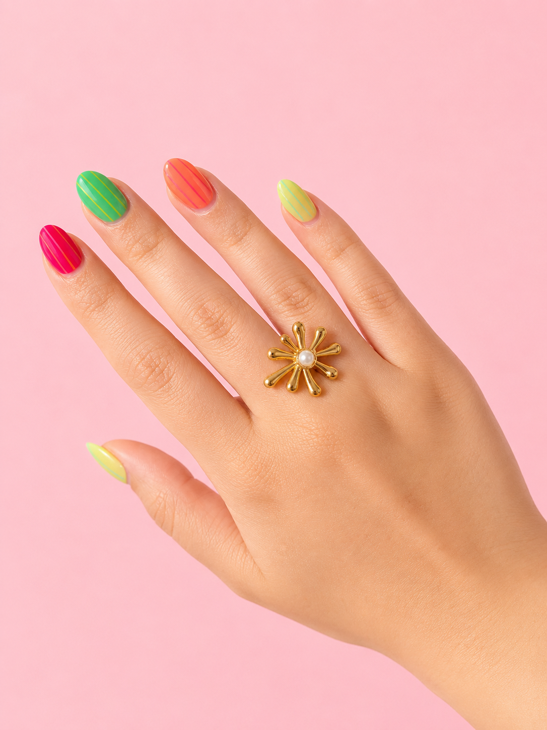 Daisy Pearl Ring
