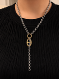 Silver & Gold Lariat